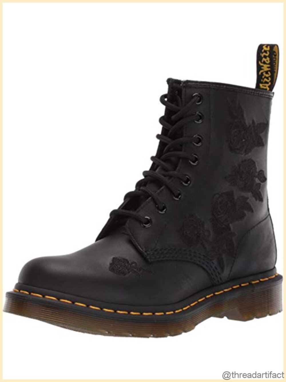 Dr. Martens 1460 Vonda Mono Softy T Ankle Bootie Work Lace Up Leather